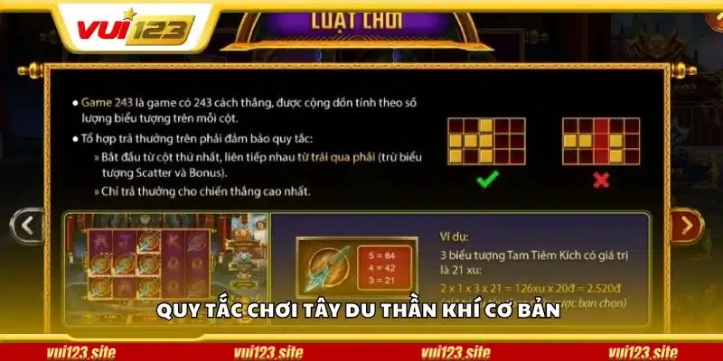 Quy tắc chơi Tây Du Thần Khí cơ bản